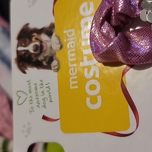 PETSHOPPE M/L 20-35lbs dog MERMAID COSTUME sequin Halloween dress - Picture 2 of 7